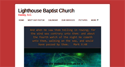 Desktop Screenshot of lighthousebaptistchurcheasley.org